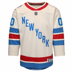 New York Rangers Outerstuff Youth 2026 NHL Winter Classic Premier Custom Jersey White