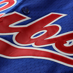 Ryne Sandberg Chicago Cubs Cooperstown Collection 1996 Mesh Batting Practice Button-Up Jersey - Royal