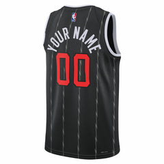 Toronto Raptors Unisex 2025/26 City Edition Swingman Custom Jersey - Black