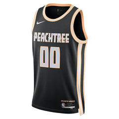 Atlanta Hawks Unisex 2025/26 City Edition Swingman Custom Jersey - Black
