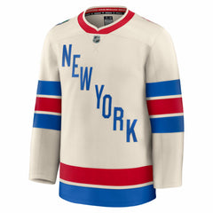 New York Rangers Fanatics 2026 NHL Winter Classic Premium Jersey Beige