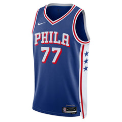 VJ Edgecombe Philadelphia 76ers Unisex Swingman Jersey - Icon Edition - Royal