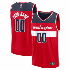 Washington Wizards Fastbreak Custom Jersey - Red - Icon Edition