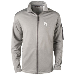 Kansas City Royals Dunbrooke Pacific Full-Zip Fleece Jacket Heather Gray