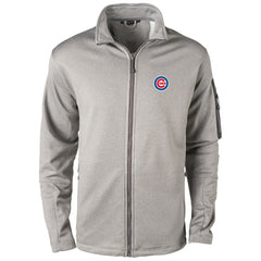 Chicago Cubs Dunbrooke Pacific Full-Zip Fleece Jacket Heather Gray