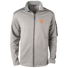 New York Mets Dunbrooke Pacific Full-Zip Fleece Jacket Heather Gray