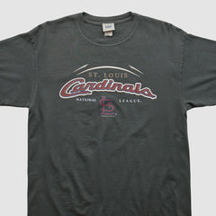 St. Louis Cardinals Lee Apparel 2004 T-shirt Black Vintage