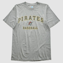 Pittsburgh Pirates Majestic 2000 T-shirt Heather Gray Vintage