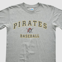 Pittsburgh Pirates Majestic 2000 T-shirt Heather Gray Vintage