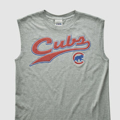 Chicago Cubs CSA 2000s Tank Heather Gray Vintage