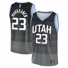 Lauri Markkanen Utah Jazz 2025/26 City Edition Fast Break Jersey - Black