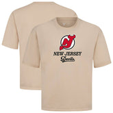 New Jersey Devils Levelwear Team Surge Luxe Signature Knit T-Shirt Khaki