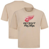 Detroit Red Wings Levelwear Team Surge Luxe Signature Knit T-Shirt Khaki