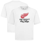 Detroit Red Wings Levelwear Team Surge Luxe Signature Knit T-Shirt White