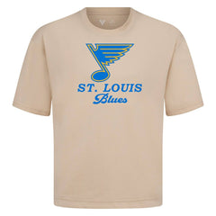 St. Louis Blues Levelwear Team Surge Luxe Signature Knit T-Shirt Khaki