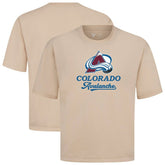 Colorado Avalanche Levelwear Team Surge Luxe Signature Knit T-Shirt Khaki