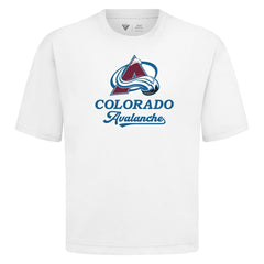 Colorado Avalanche Levelwear Team Surge Luxe Signature Knit T-Shirt White