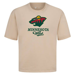 Minnesota Wild Levelwear Team Surge Luxe Signature Knit T-Shirt Khaki