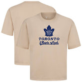 Toronto Maple Leafs Levelwear Team Surge Luxe Signature Knit T-Shirt Khaki
