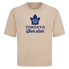 Toronto Maple Leafs Levelwear Team Surge Luxe Signature Knit T-Shirt Khaki