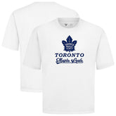 Toronto Maple Leafs Levelwear Team Surge Luxe Signature Knit T-Shirt White