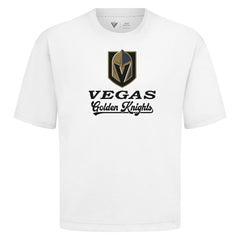 Vegas Golden Knights Levelwear Team Surge Luxe Signature Knit T-Shirt White