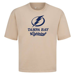 Tampa Bay Lightning Levelwear Team Surge Luxe Signature Knit T-Shirt Khaki