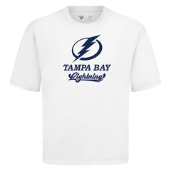 Tampa Bay Lightning Levelwear Team Surge Luxe Signature Knit T-Shirt White
