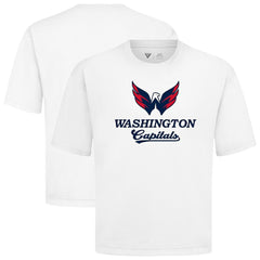 Washington Capitals Levelwear Team Surge Luxe Signature Knit T-Shirt White