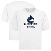 Vancouver Canucks Levelwear Team Surge Luxe Signature Knit T-Shirt White
