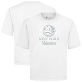 New York Islanders Levelwear Shadow Surge Luxe Signature Knit T-Shirt White