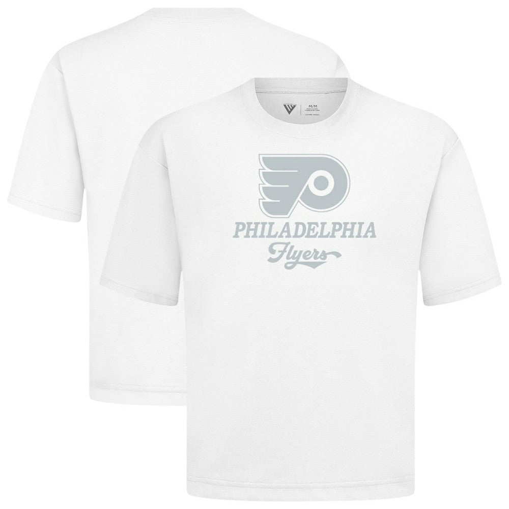 Philadelphia Flyers Levelwear Shadow Surge Luxe Signature Knit T-Shirt White