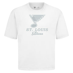 St. Louis Blues Levelwear Shadow Surge Luxe Signature Knit T-Shirt White