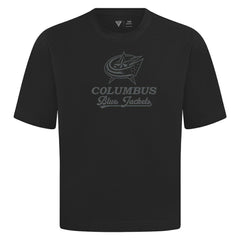 Columbus Blue Jackets Levelwear Shadow Surge Luxe Signature Knit T-Shirt Black