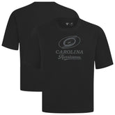 Carolina Hurricanes Levelwear Shadow Surge Luxe Signature Knit T-Shirt Black