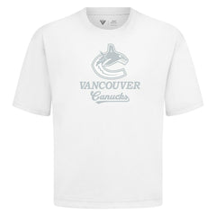 Vancouver Canucks Levelwear Shadow Surge Luxe Signature Knit T-Shirt White