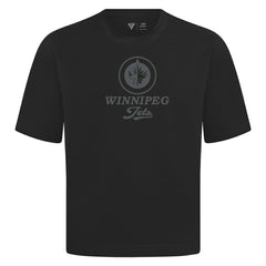 Winnipeg Jets Levelwear Shadow Surge Luxe Signature Knit T-Shirt Black