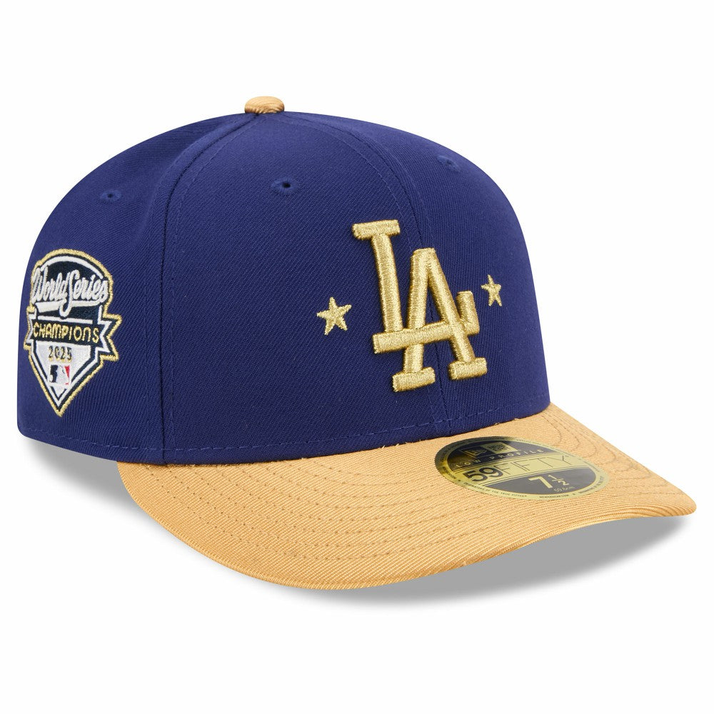 Los Angeles Dodgers 2026 Gold Collection Low Profile 59FIFTY Fitted Hat Royal | New Era