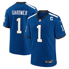 Ahmad Sauce Gardner Indianapolis Colts Alternate 2 Indiana Nights Game Jersey - Heather Royal