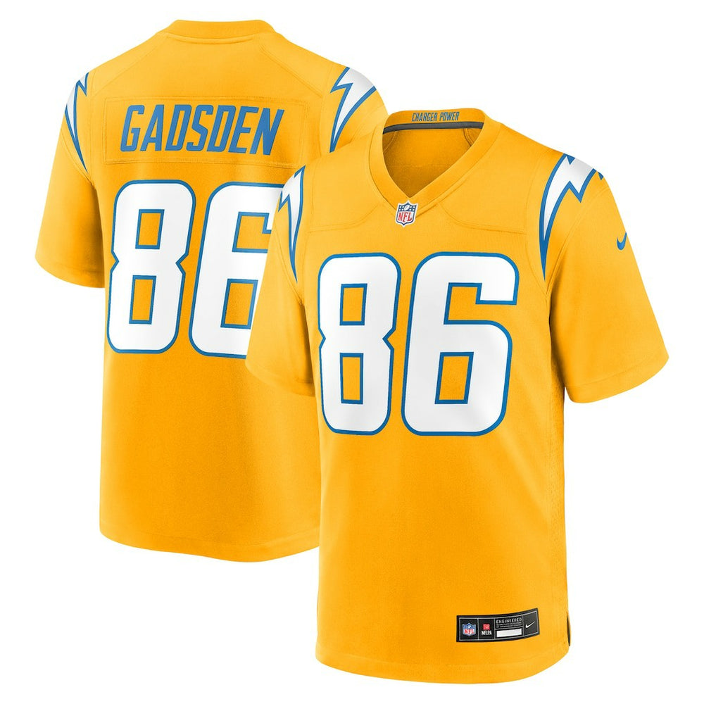 Oronde Gadsden Los Angeles Chargers Alternate Charger Power Game Jersey - Gold