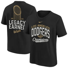 Los Angeles Dodgers Youth 2026 Gold Collection Legacy Earned T-Shirt Black | Nike