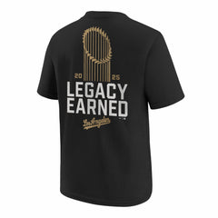 Los Angeles Dodgers Youth 2026 Gold Collection Legacy Earned T-Shirt Black | Nike