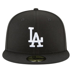 Los Angeles Dodgers 2024/25 Back-to-Back Champions Diamond Side Patch 59FIFTY Fitted Hat Black | New Era
