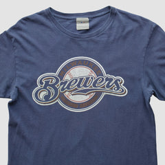 Milwaukee Brewers MLB 2000s T-shirt Navy Vintage