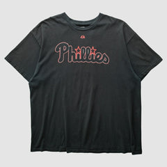 Philadelphia Phillies Majestic 2010s T-shirt Black Vintage