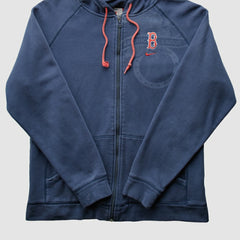 Boston Red Sox 2000s Hooded Full Zip Sweatshirt Navy Vintage | Nike