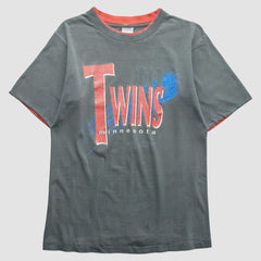 Minnesota Twins Salem 90s T-shirt Gray Vintage