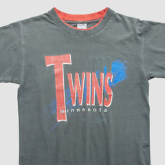 Minnesota Twins Salem 90s T-shirt Gray Vintage