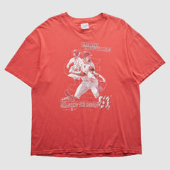 St. Louis Cardinals Hanes 1998 T-shirt Red Vintage