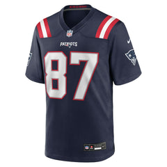 Rob Gronkowski New England Patriots Team Retired Player Game Jersey - Navy
